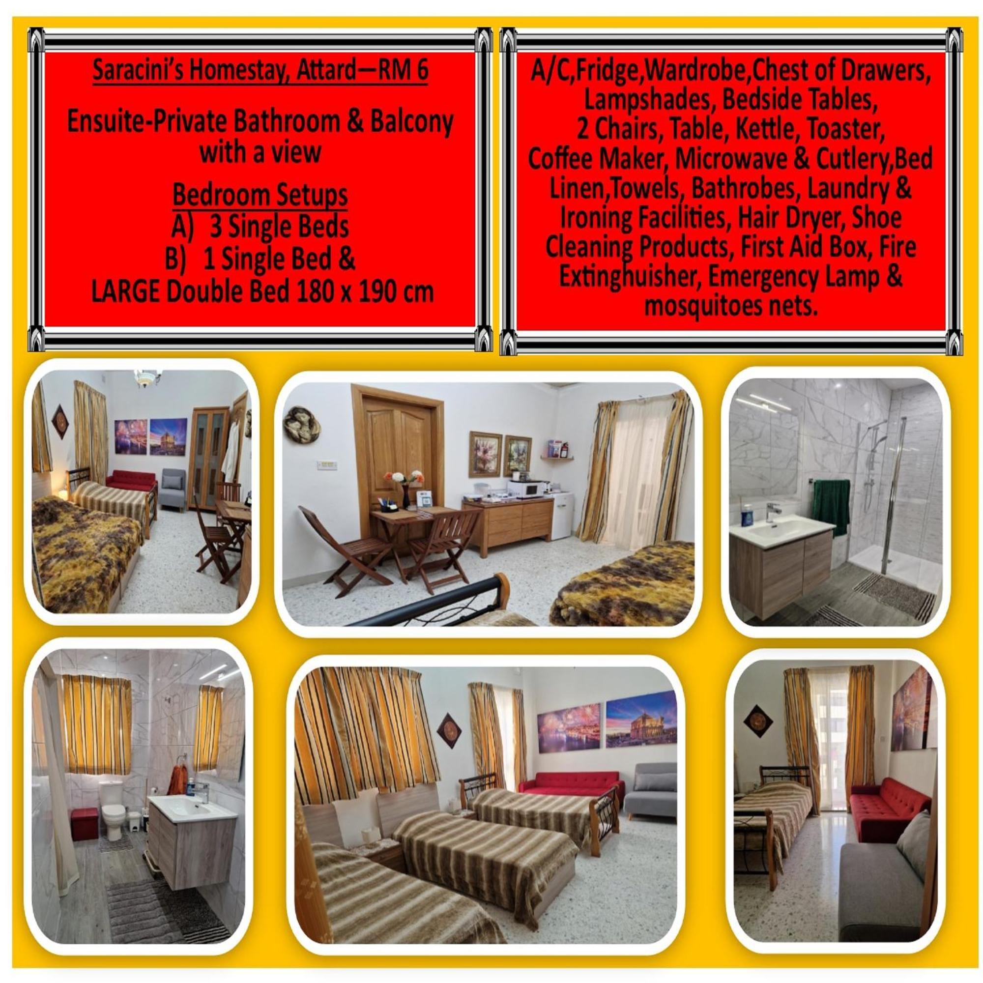 Saracini'S Homestay Attard Zewnętrze zdjęcie